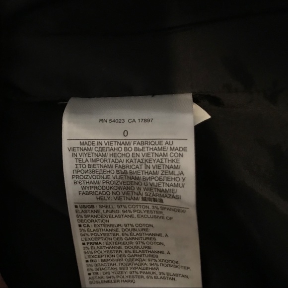 Banana Republic Black Collarless Blazer - Picture 4 of 5